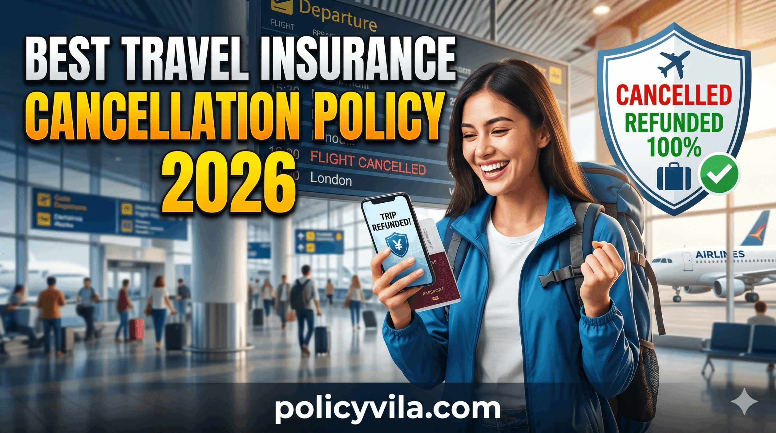 International travel insurance cancellation coverage 2026