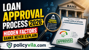 Digital banking system analyzing financial behavior for loan approval