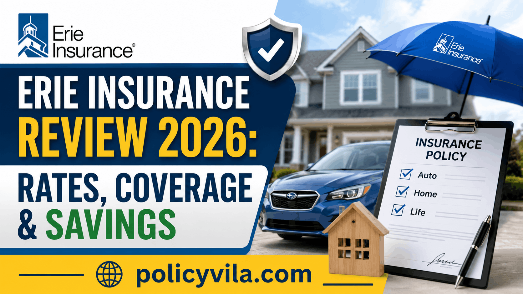 Erie Insurance rates and discounts guide for drivers and homeowners in 2026