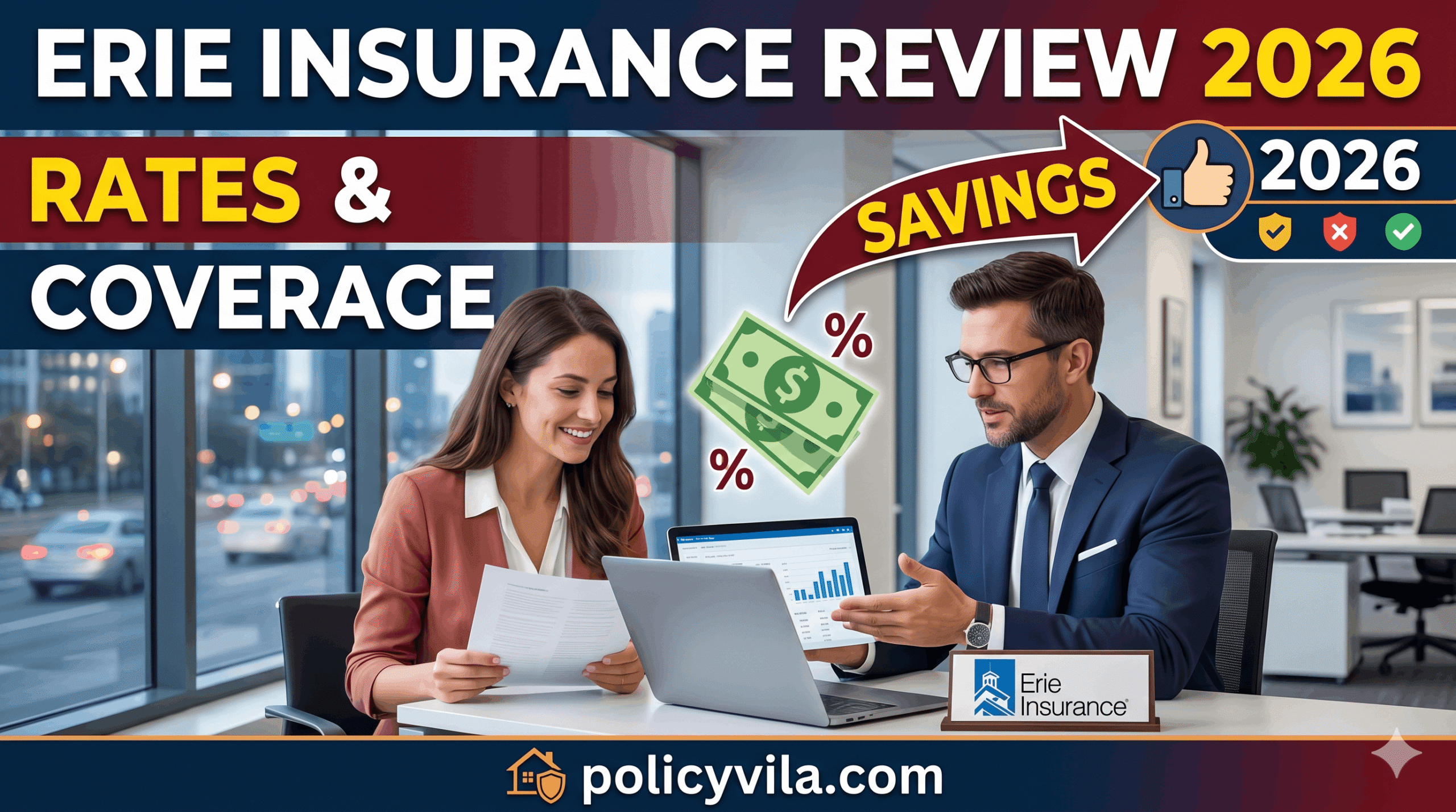 Erie Insurance Review 2026 Rates, Coverage & Savings