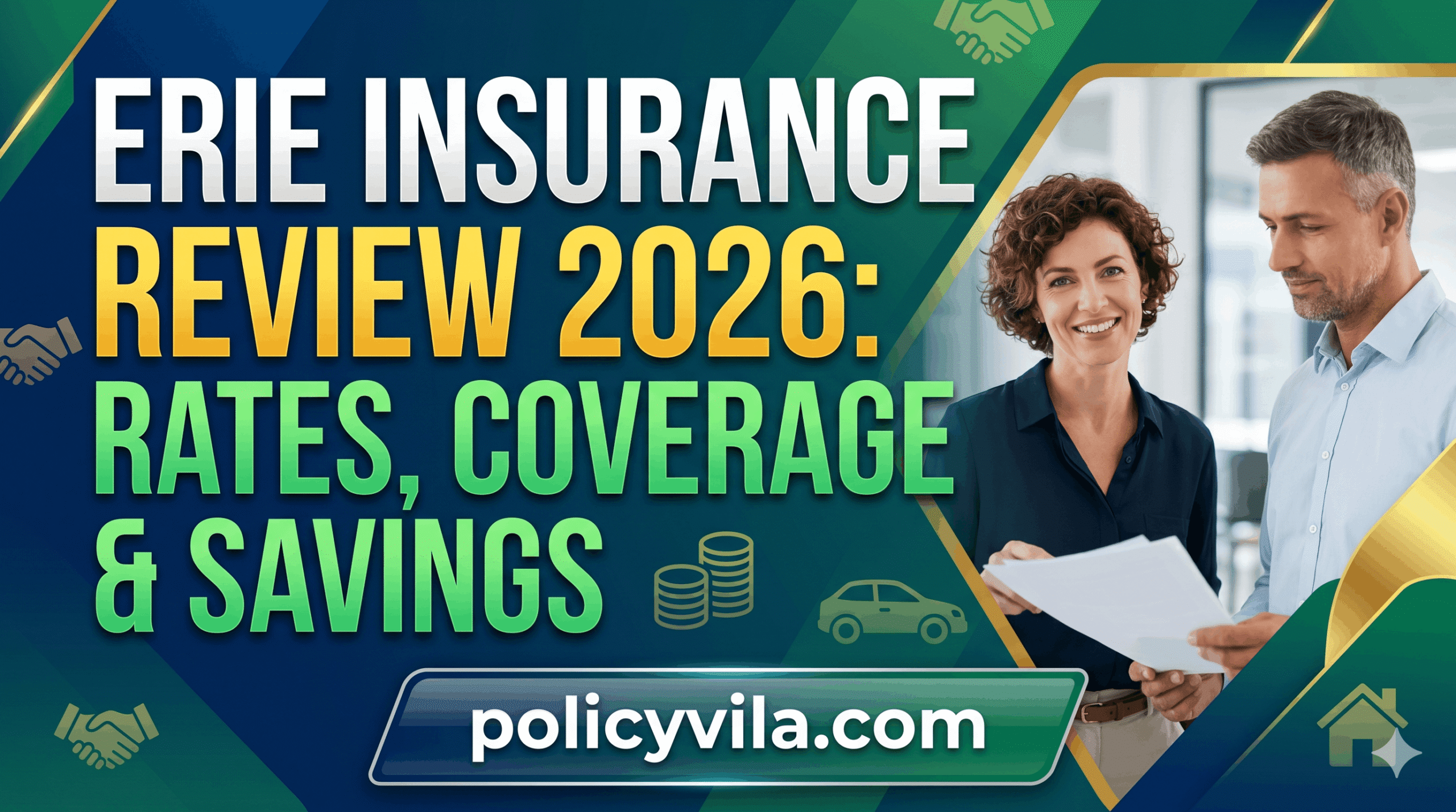 Erie Insurance vs GEICO State Farm Progressive and Allstate comparison chart 2026