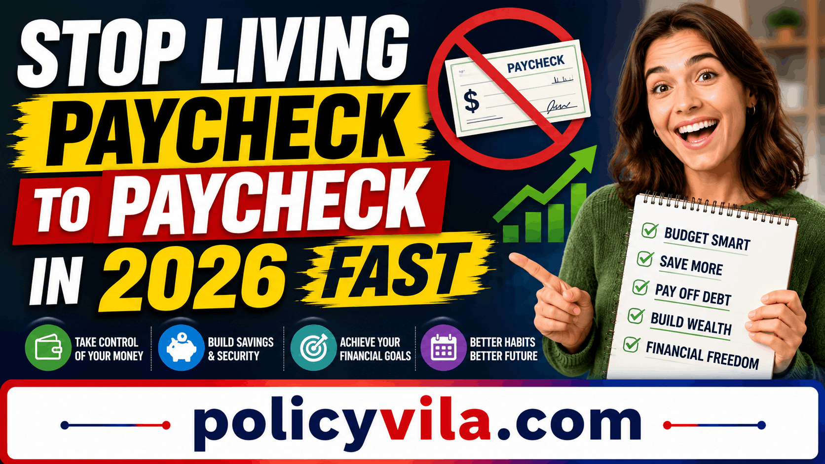 Stop Living Paycheck to Paycheck in 2026 Fast