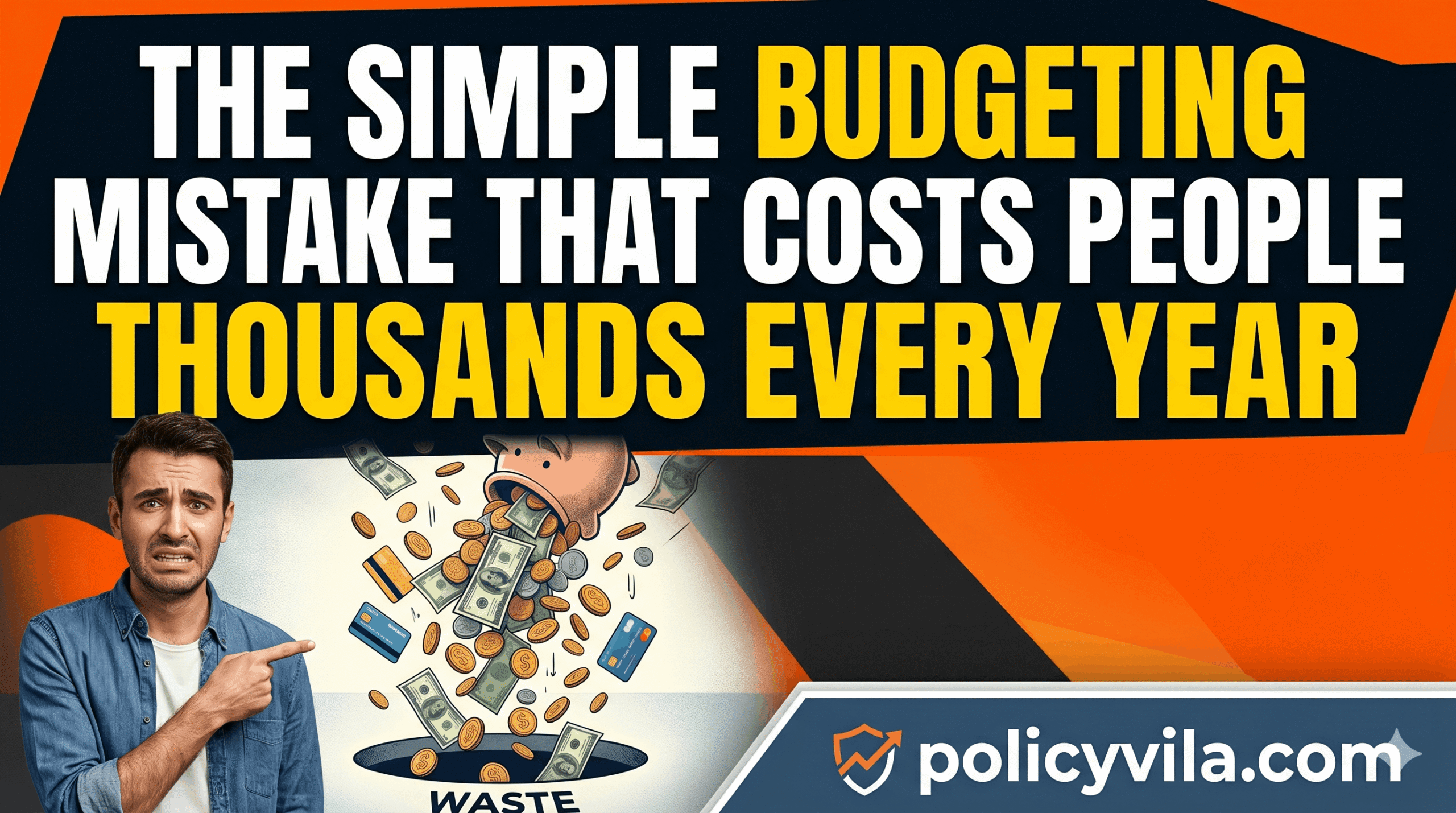 Person reviewing monthly budget and tracking expenses to avoid common budgeting mistakes