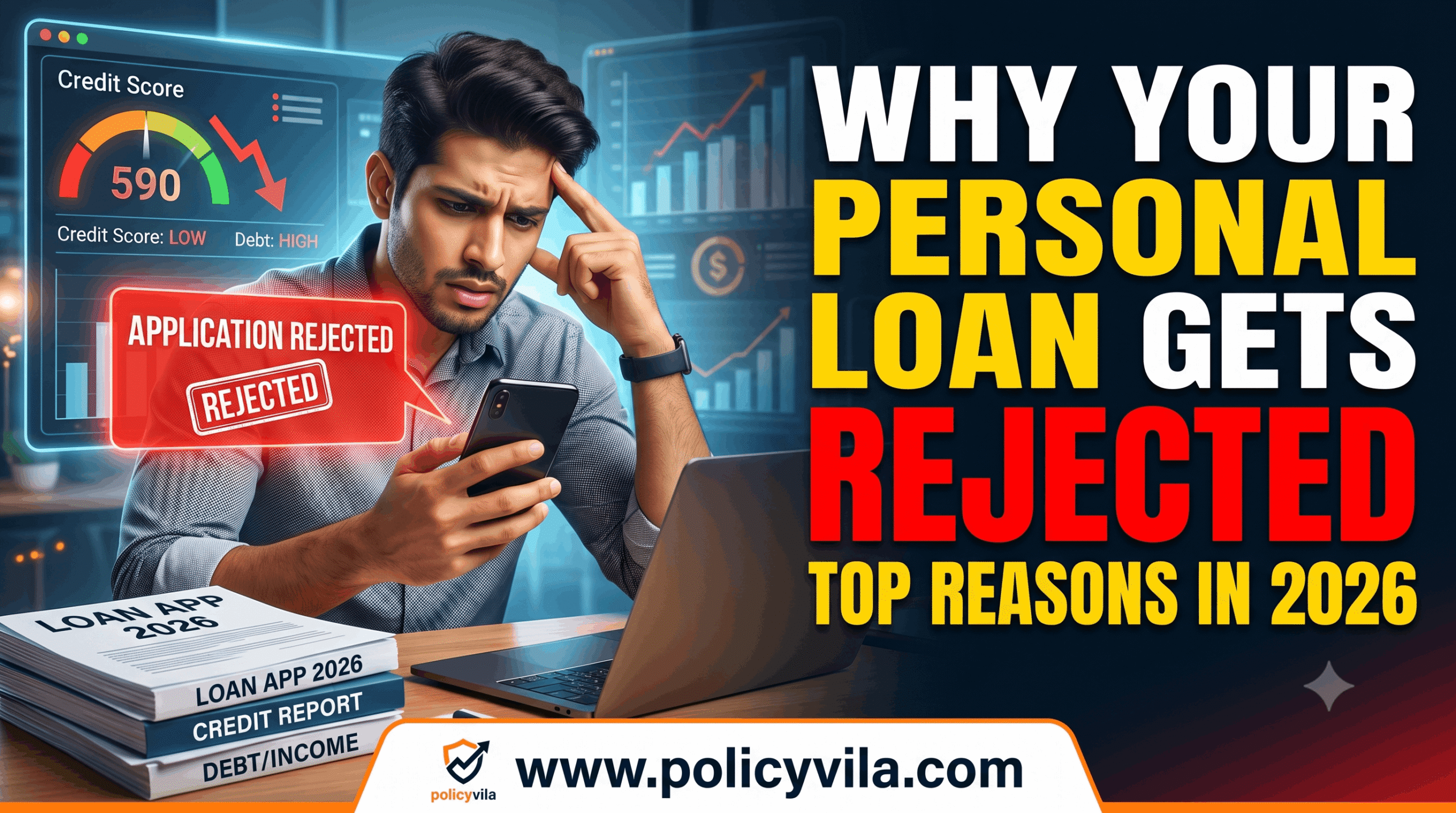 Common mistakes that cause loan rejection