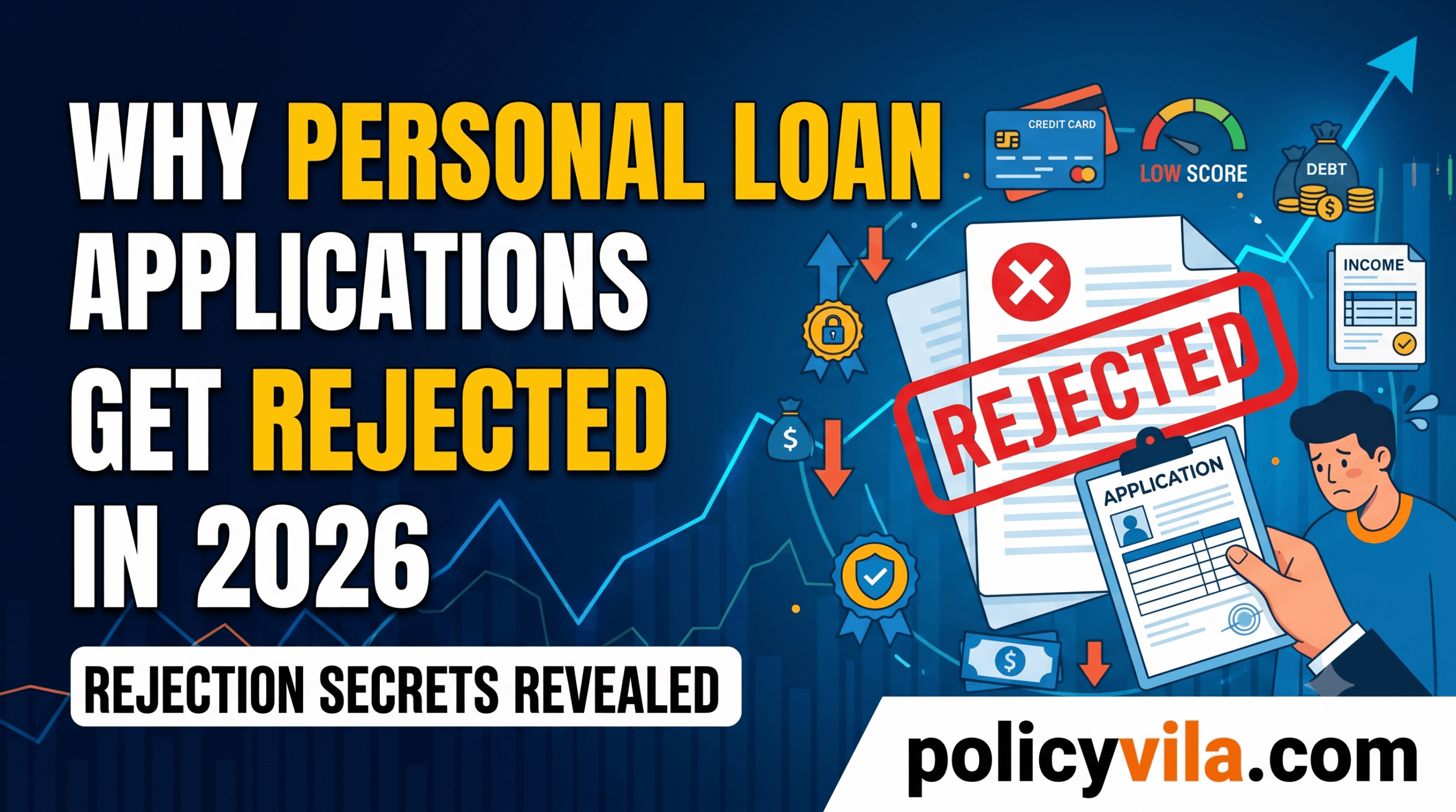 Personal loan application rejection reasons in 2026