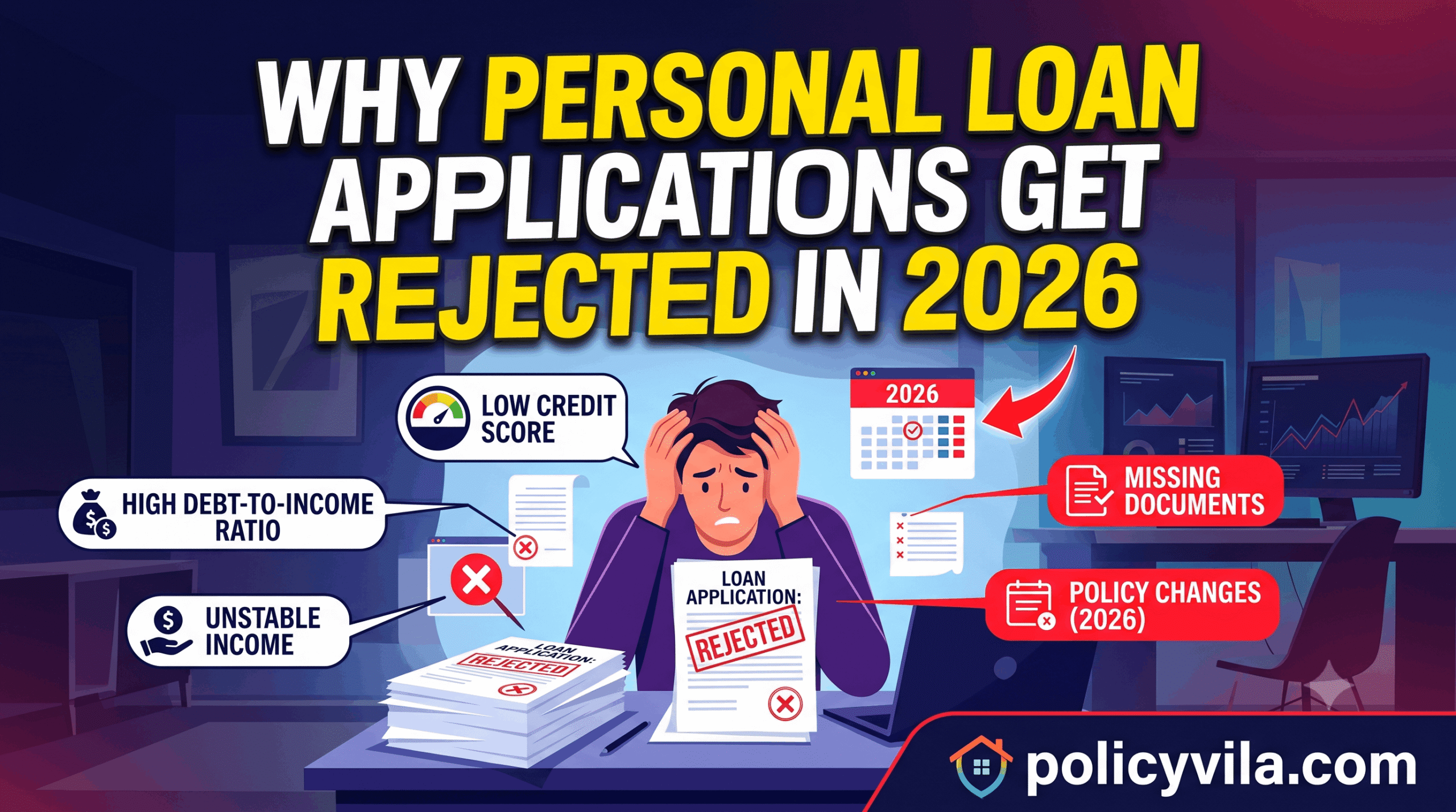 Why Personal Loan Applications Get Rejected in 2026