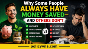 Individual building emergency savings through consistent money habits
