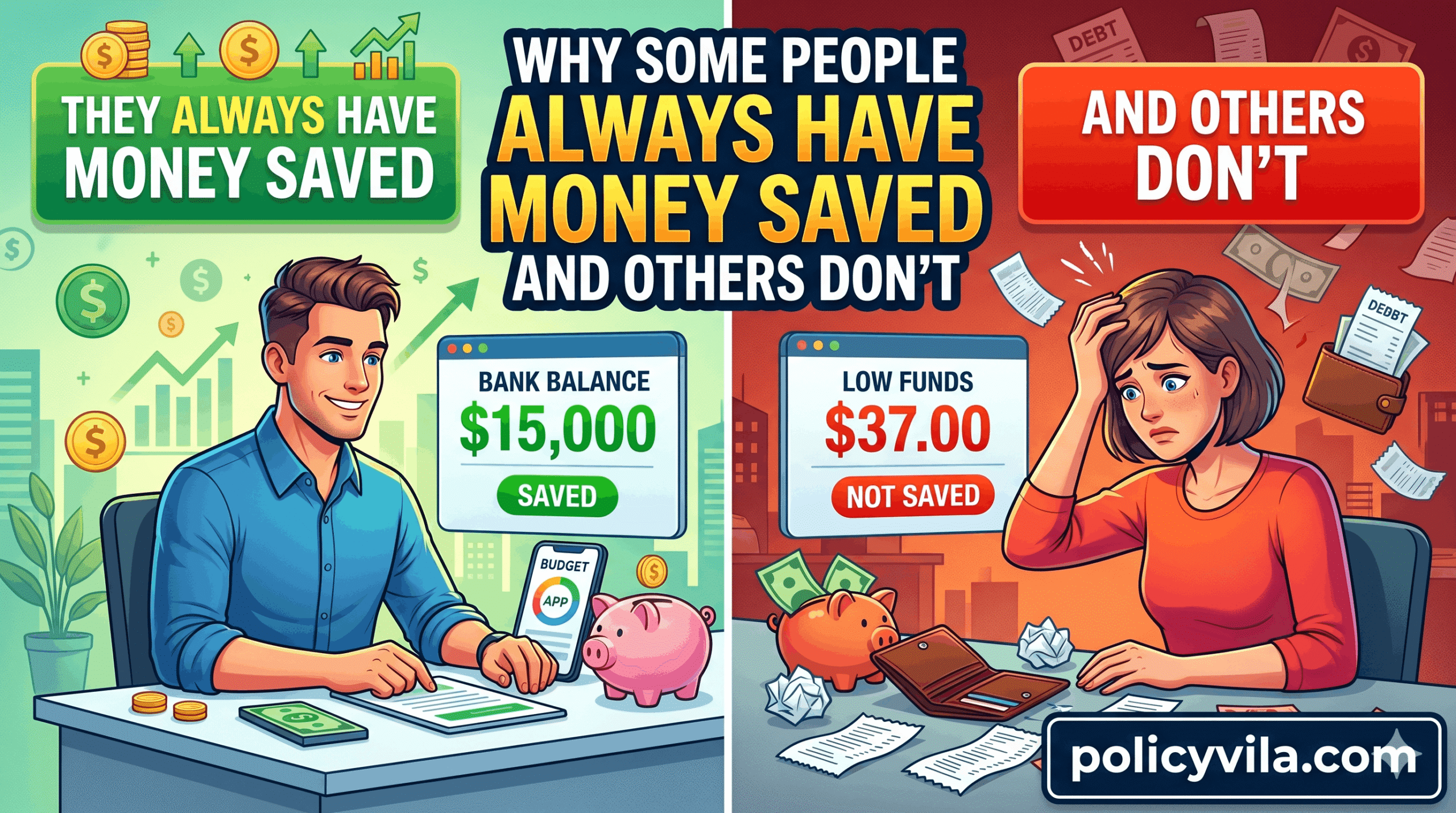 Why Some People Always Have Money Saved—and Others Don’t