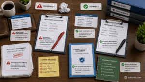 Common mistakes people make when using insurance cards and policy numbers