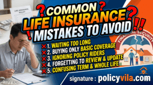 Insurance buyer reviewing policy documents to avoid costly mistakes
