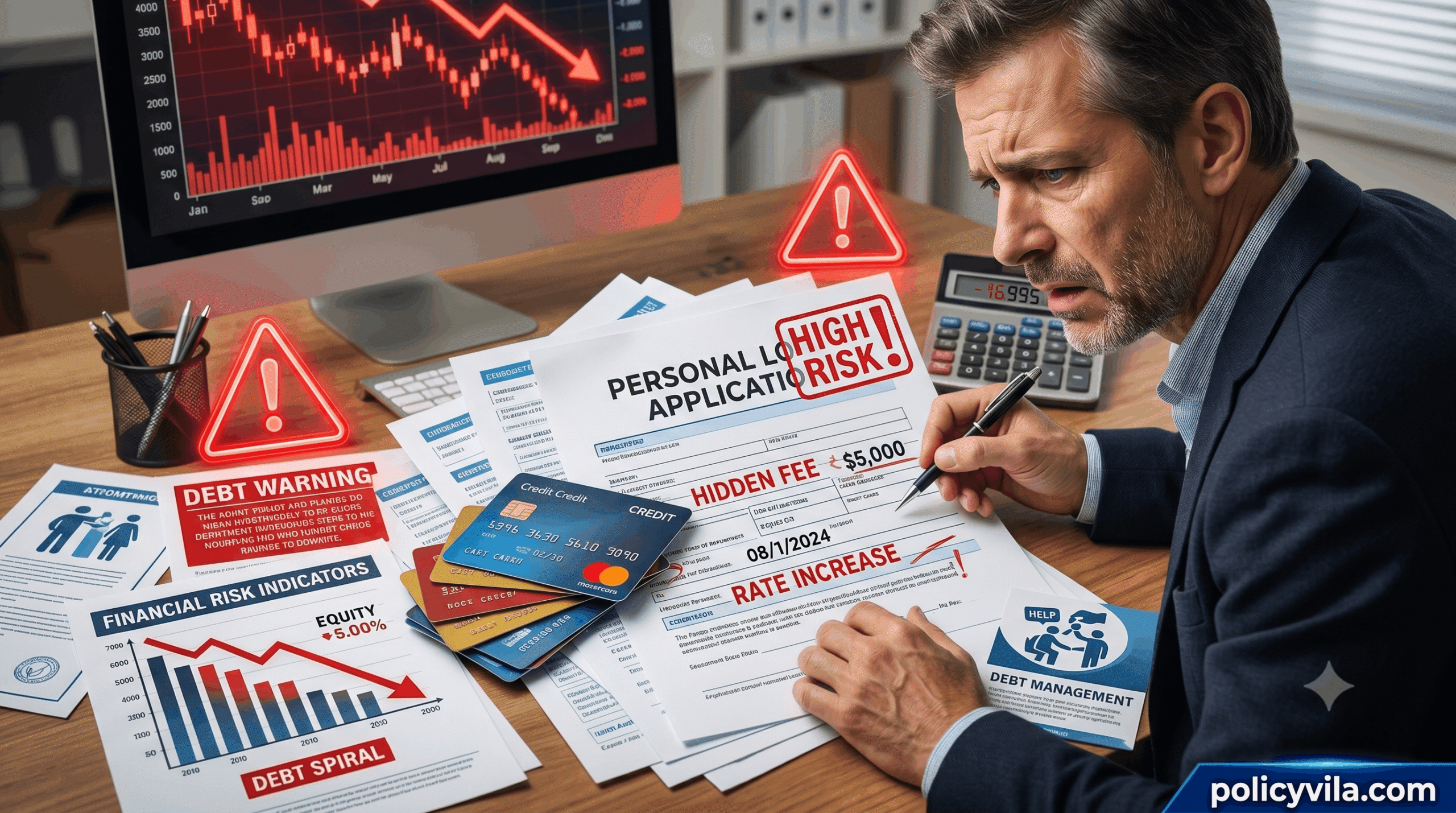Financial risks associated with borrowing money and understanding loan terms.