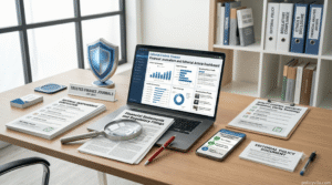 Editorial policy concept showing financial content review, fact-checking, and EEAT publishing standards at PolicyVila.