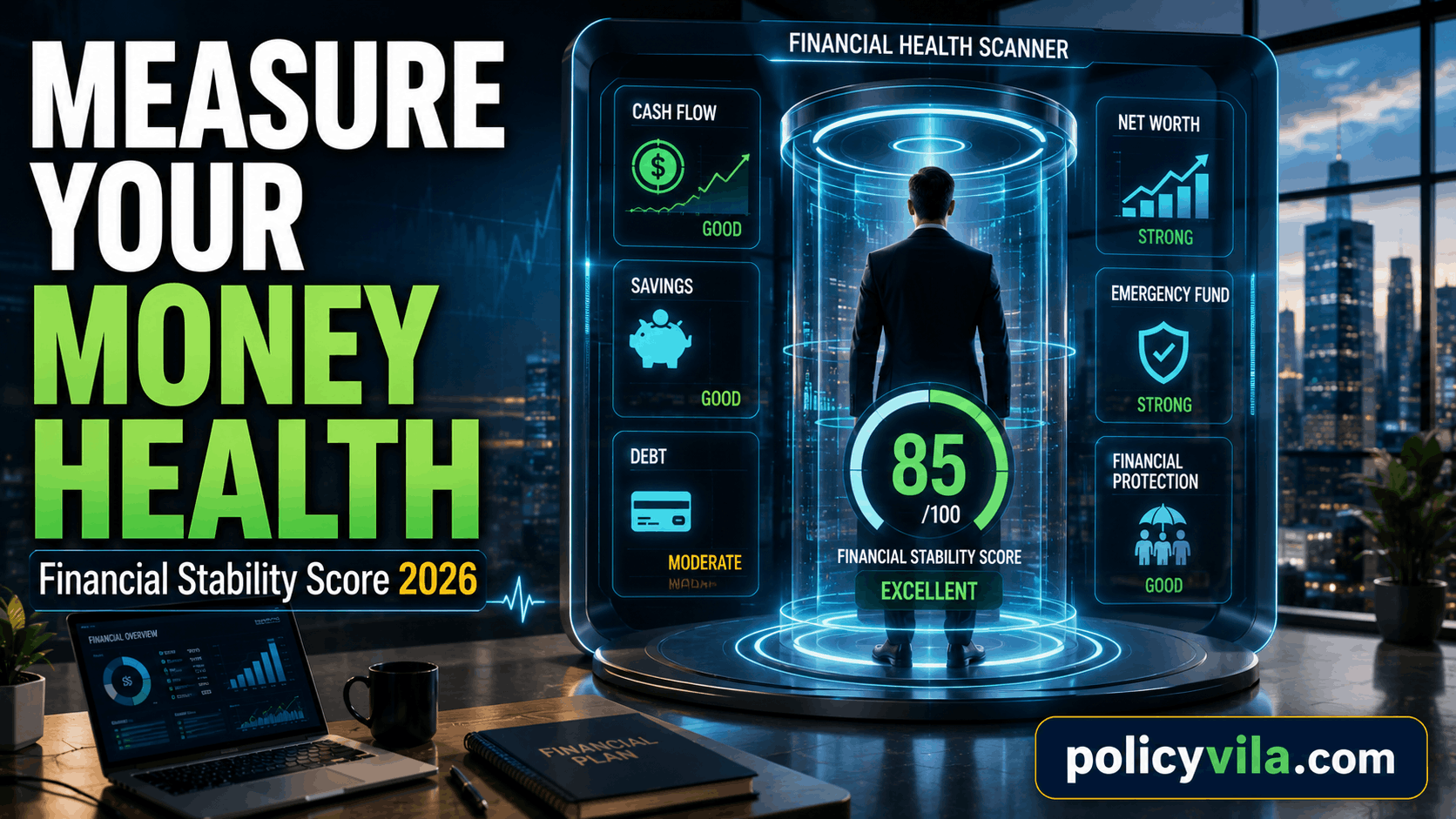 Seven financial metrics used to measure personal financial stability