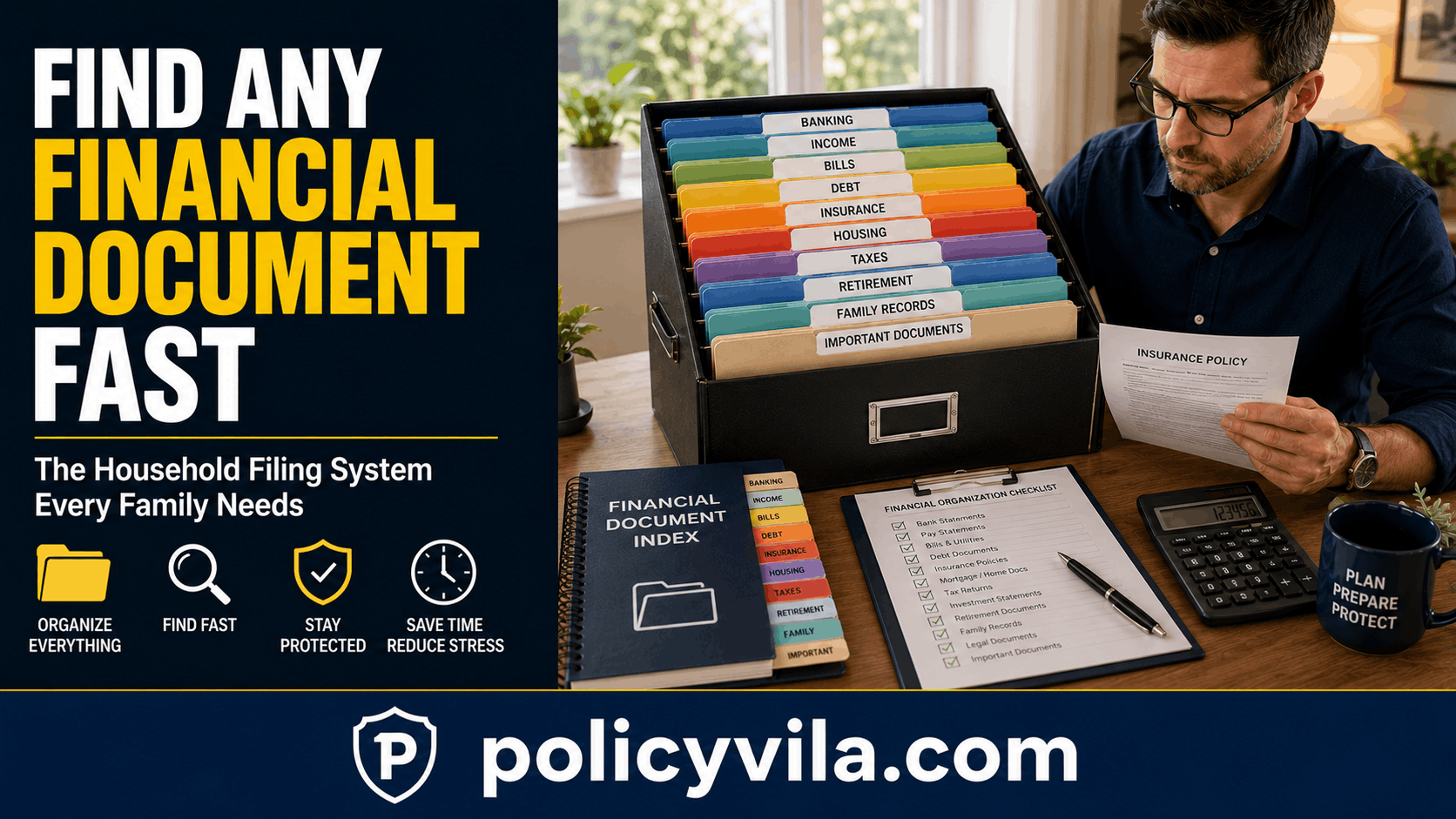 Household financial filing system guide for families in 2026