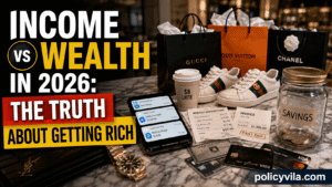 Lifestyle inflation example with luxury purchases reducing monthly savings.