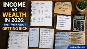 Monthly budgeting and smart money habits for increasing savings and wealth.