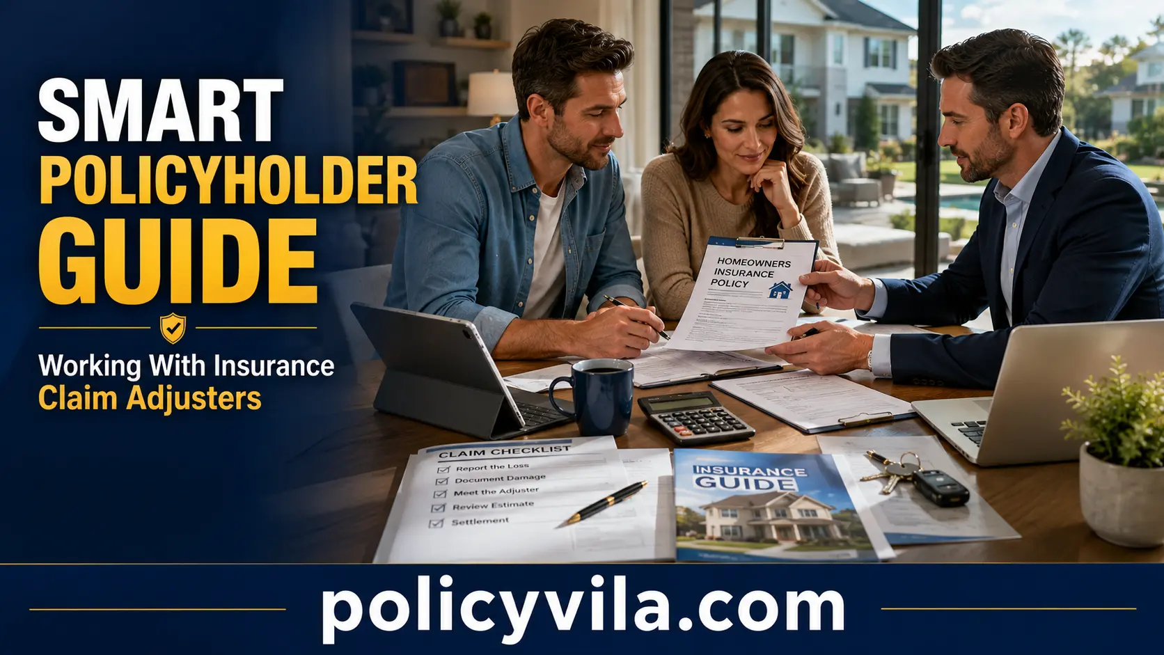 Step-by-step insurance claim process timeline from first notice of loss to final insurance settlement payment.