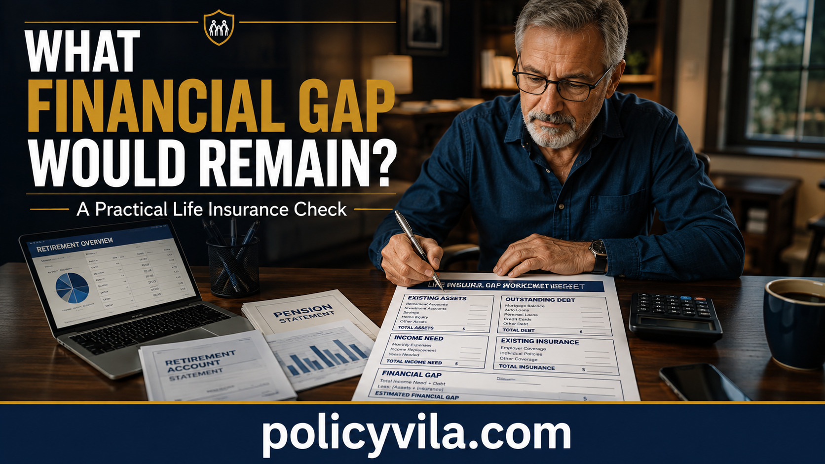 Senior couple discussing retirement income protection and life insurance with a financial advisor